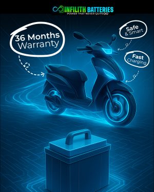 Buy Infilith EV Scooter Battery 72V 30Ah (Alpha-CYL7230-PWR) – Long Range & Fast Charging